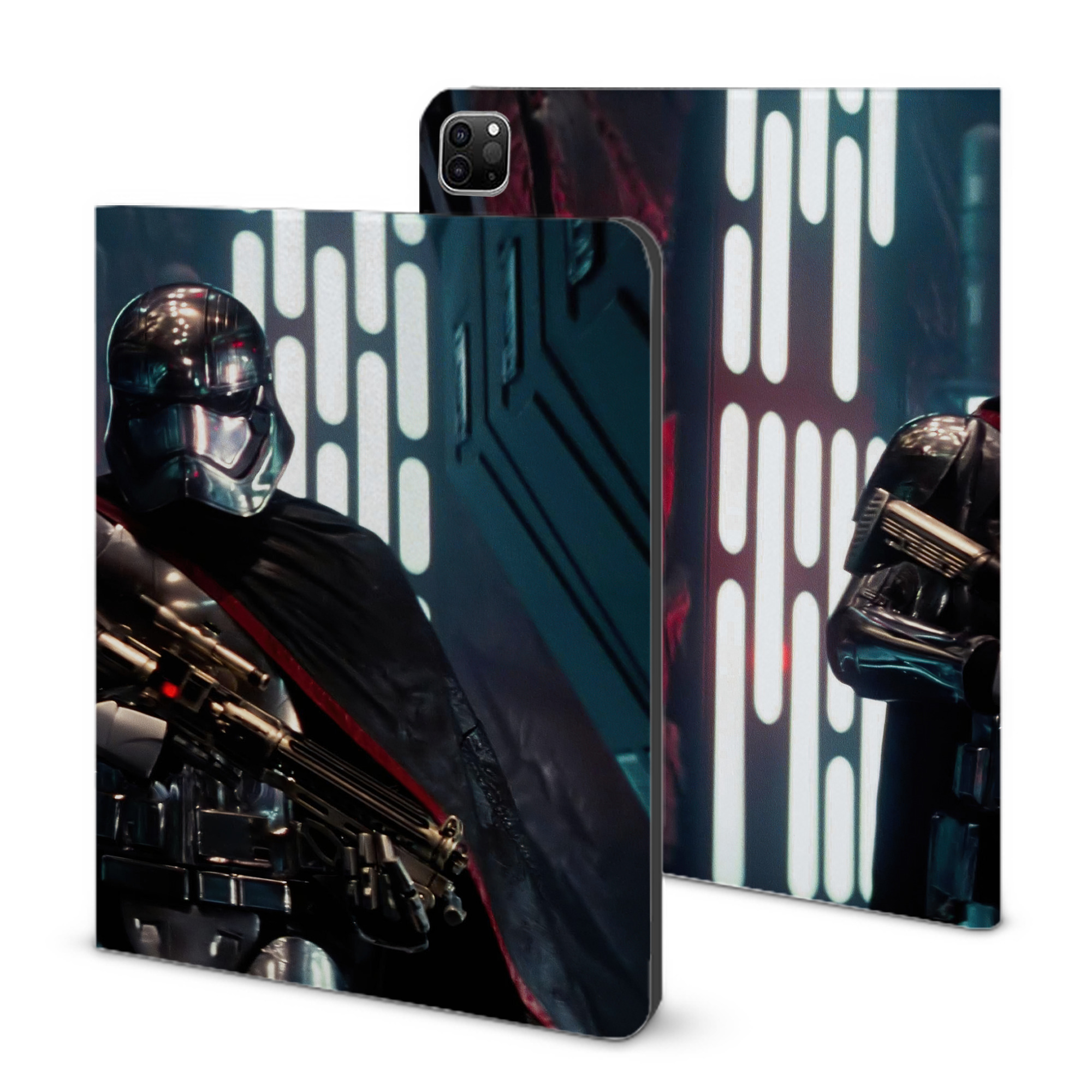 （画像用） スター・ウォーズ Star Wars IPad ケース ブック型 PUレザー TPU 耐衝撃 軽量 薄型 ペン収納なし 全面保護 IPad 各モデル対応